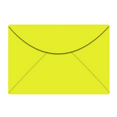 Document Envelope Short Yellow